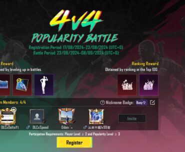 Anyone wona join my team popularity battle? (I can remove 2 players from the shown team so 2 free open slots)