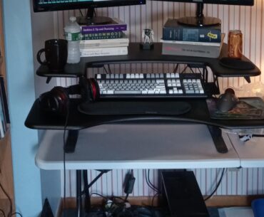 Standing Desk On Folding Table