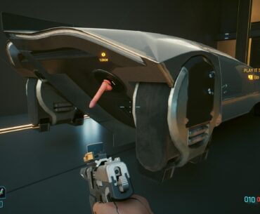 Found a dick stuck on a flying car :D