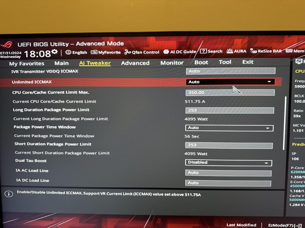 should i disable or enable ICCMAX