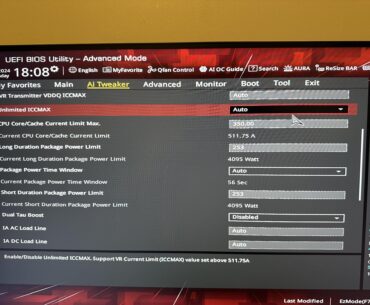 should i disable or enable ICCMAX
