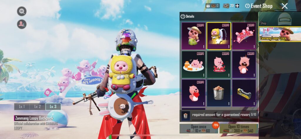 All I want is this backpack but I gotta gamble for it? 😭 it should be unlockable with the prize path