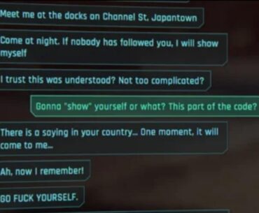 The funniest moment in the game.