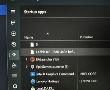 What is this in my startup apps? Is this normal?