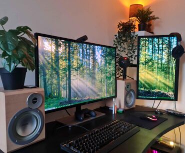 My cozy station.