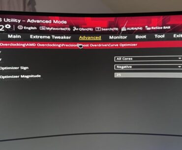 Asus bios overclocking question with PBO