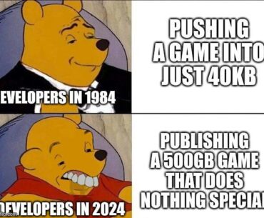 We never need bigger drives, we just needed better programmers