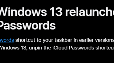 Apple leaked a new version of Windows, again?