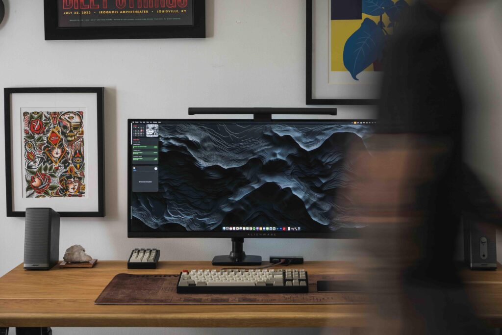 My work/gaming space these days..