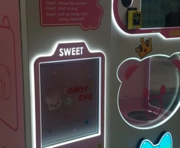 Cotton Candy Machine in the mall playing Sarias Song from LoZ OoT