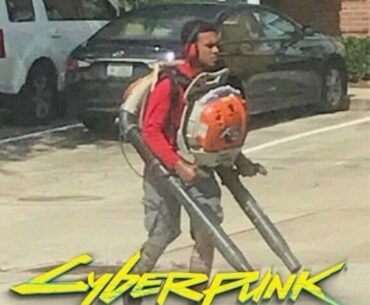 Urban Explorer in a Futuristic Setting