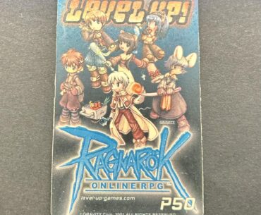 My Ragnarok Online Level Up card is now more than 20yrs old
