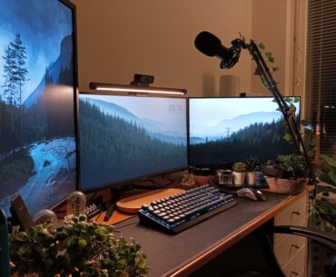 A cozy battlestation