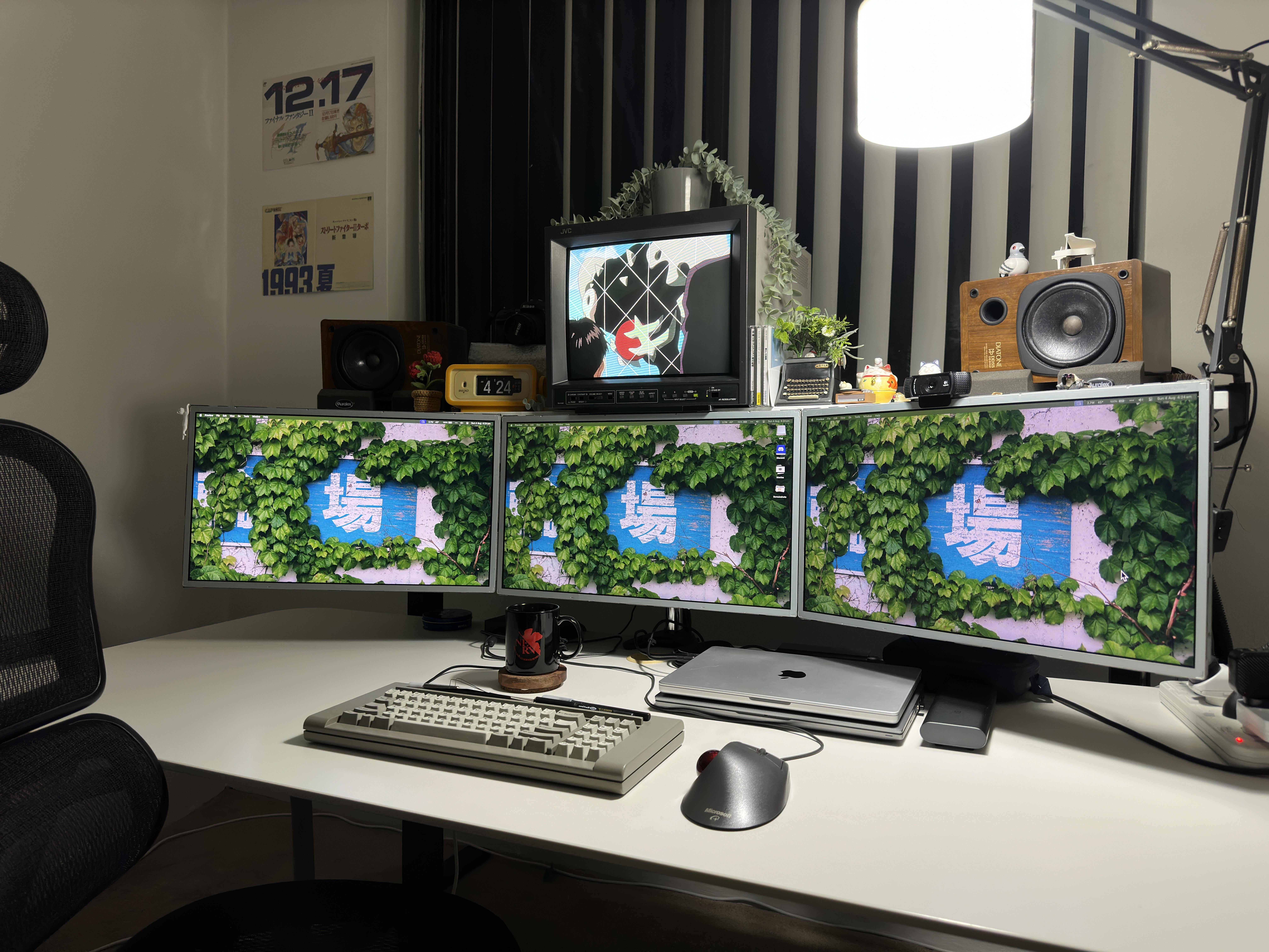 So I bought a standing desk to put behind my regular desk..
