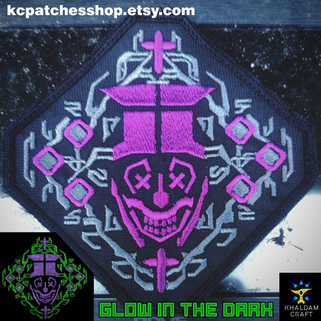 I decided to try and create a new Cybergod Patch symbol and this time i tried Papa Legba, one of the Voodoo deities present in the cult of your real world. I name him as Andro Legba and is a Part of my CyberGoth Patches series.