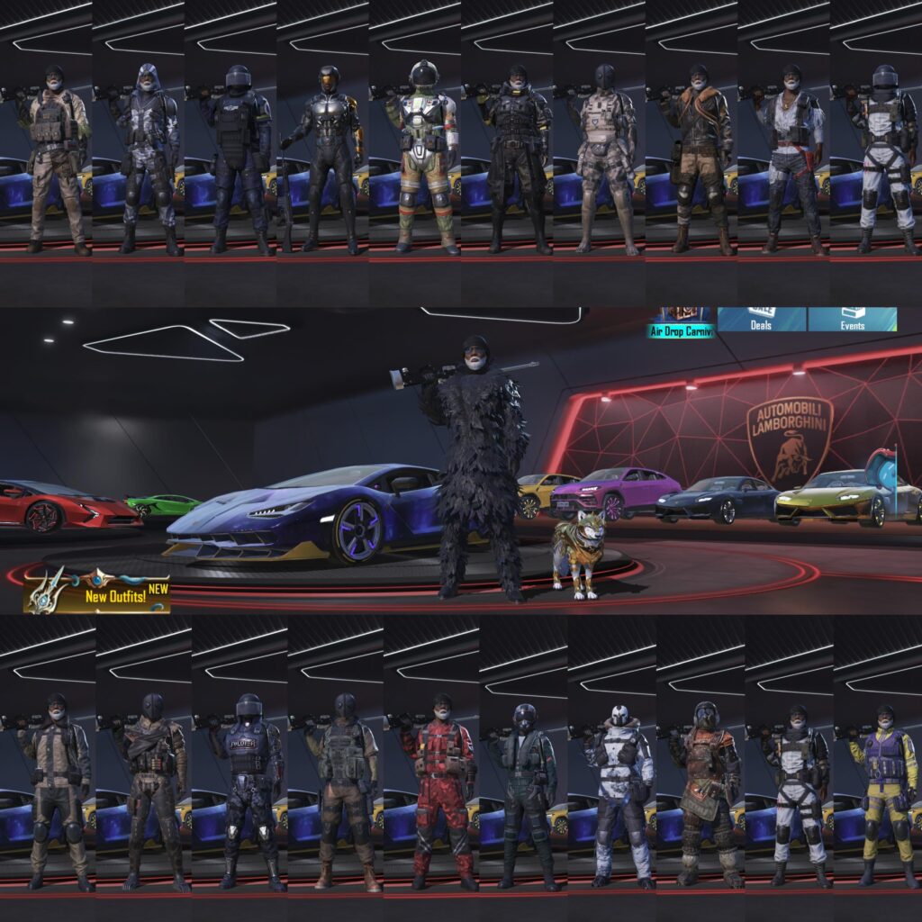 ALL the Military themes in PUBG