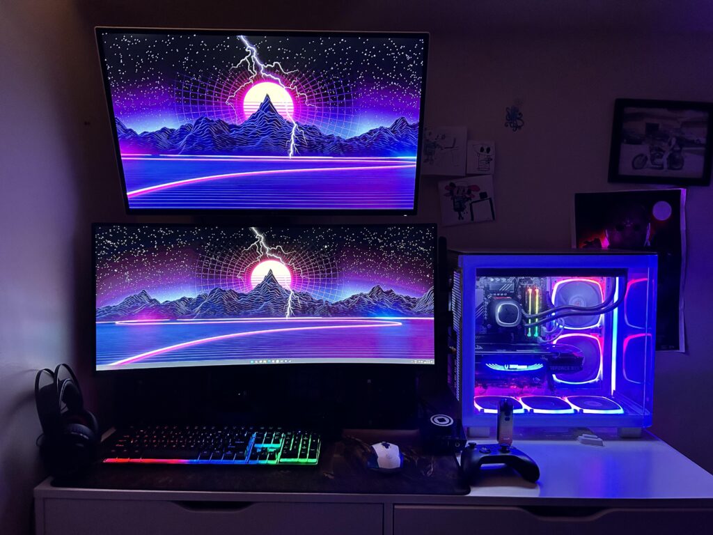 New battle station all set up