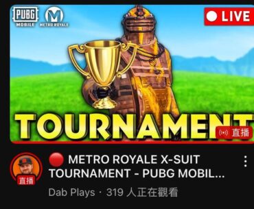 Will you/have you join dab plays’ metro royals tournament today