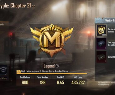 Finally reached Legend tier in Metro Royale