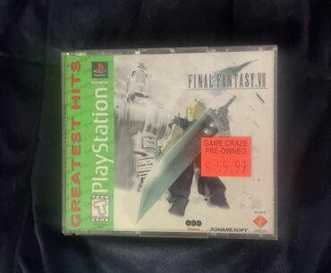 I know that I like way overpaid but I finally got my dream game -ff7-