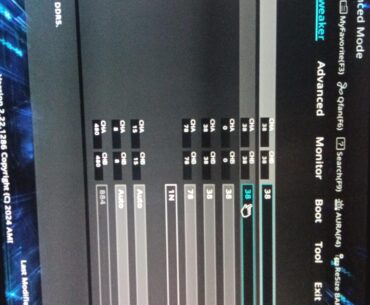 Dram cas latency won't change