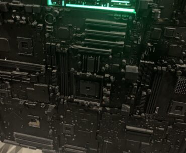 Cube at moviepark Germany is made of only motherboards