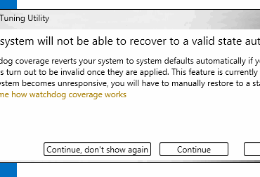 I want to know if this is safe to do. I will be overclocking at stock voltage. Is it as safe as undervolting, because I've done this in Throttlestop and I just need to restart when I get BSODs. This makes it sound like I'm not going to recover when I get a BSOD.