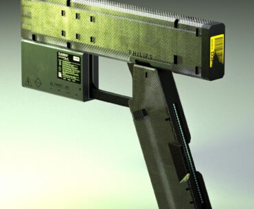 Foldable handgun by Scifart_