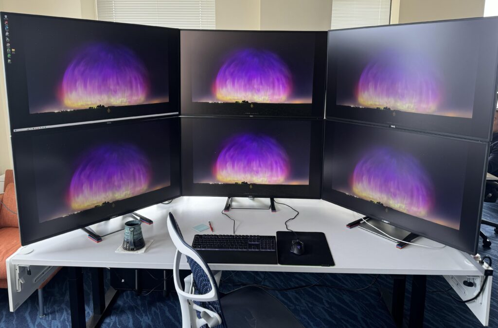 New monitor config! 6x 43” New monitor config! 6x 43”
