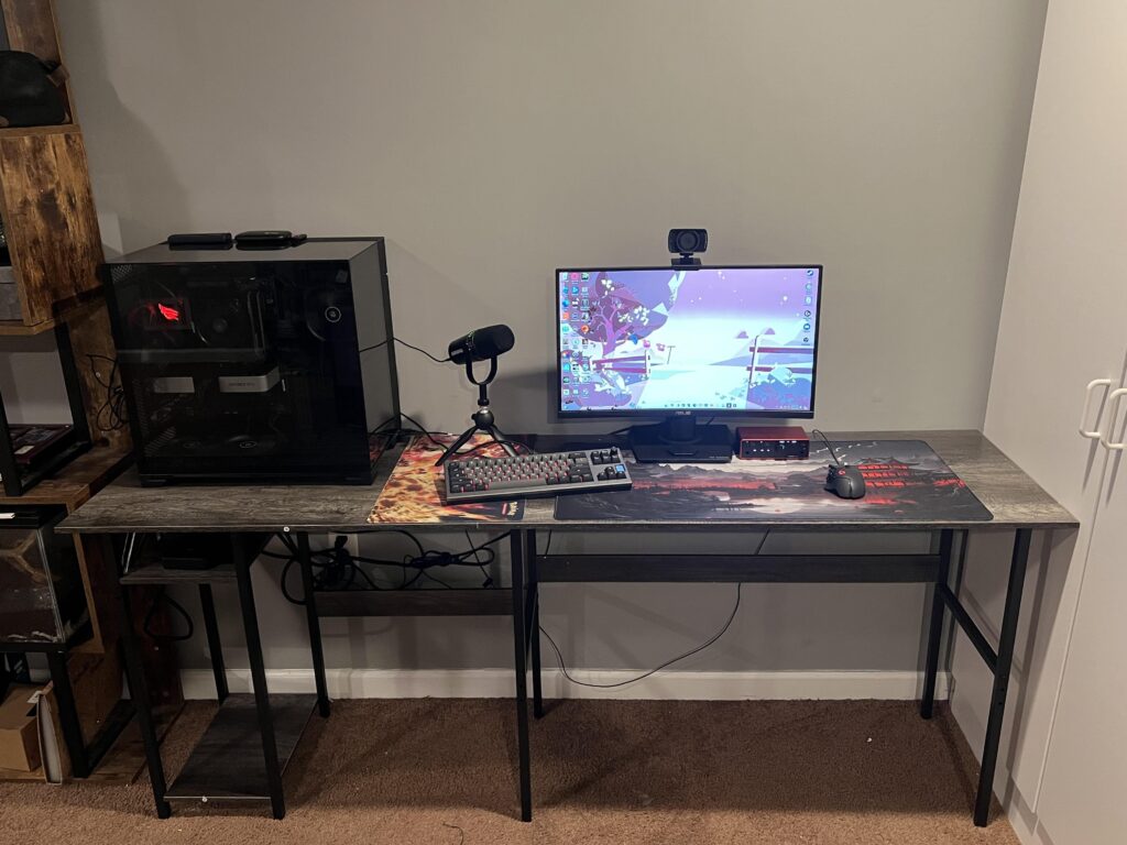 Just moved out. New setup.