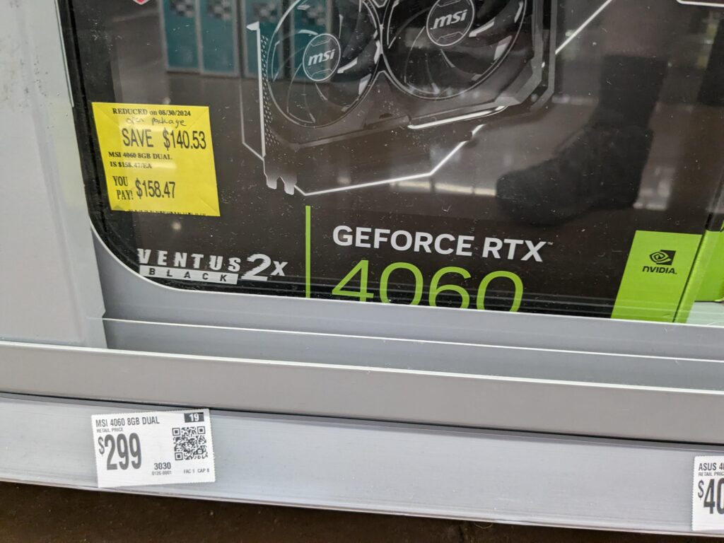 I was not expecting to be buying a 40 series card but this was just too cheap to pass up