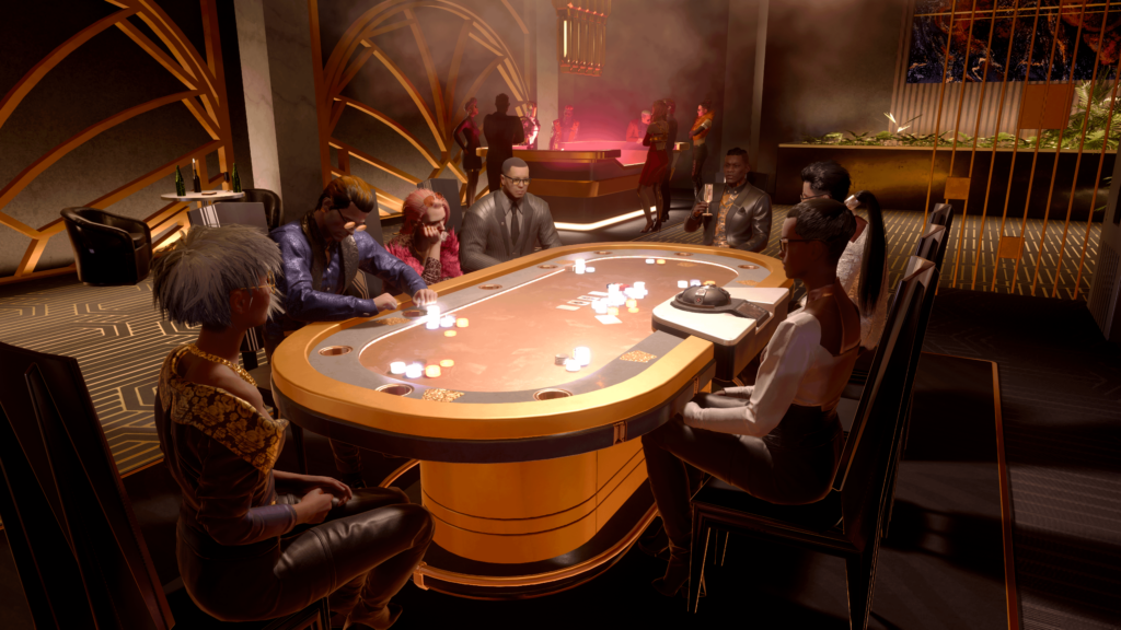 I hope they implement a betting system in the next game, so I can waste away my precious time in a city like no other.