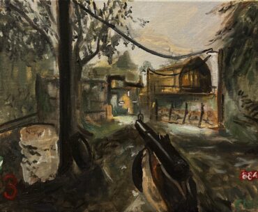I made an oil painting of Shi No Numa