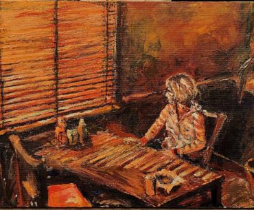 I painted Heather Mason from Silent Hill using acrylics as a gift