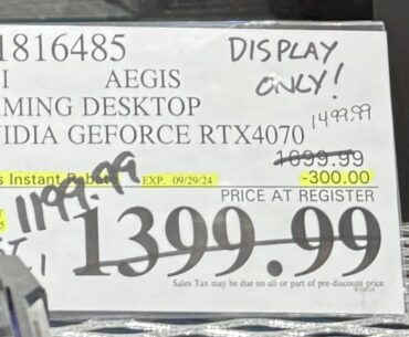 Costco display unit. Should I get it? It’s in great condition.
