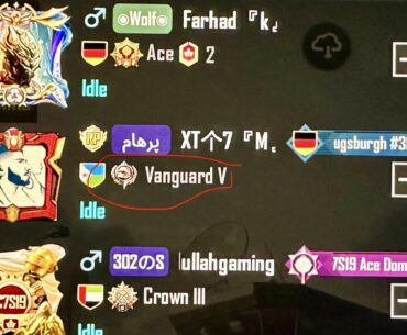 Vanguard rank showing up instead of normal rank