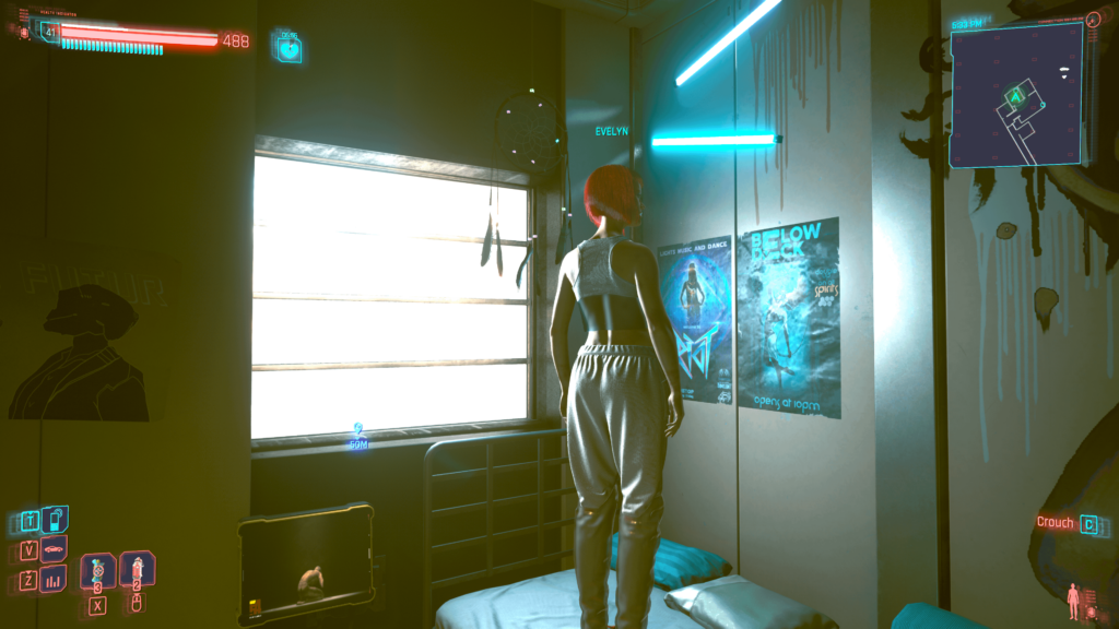 Decided to pay Judy a visit before getting the call. Found Evelyn like this