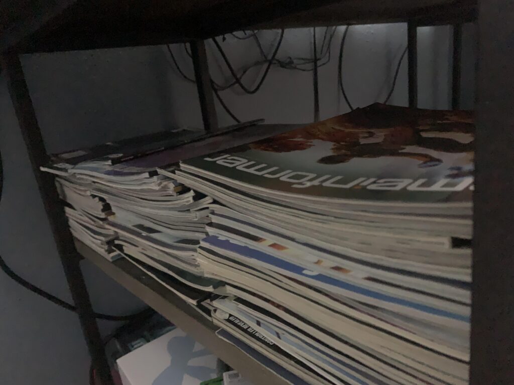 Stack of GameInformer magazines I found stored at my parents house