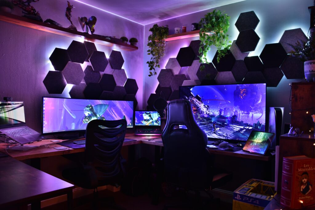 Gaming/office room in proprogress!