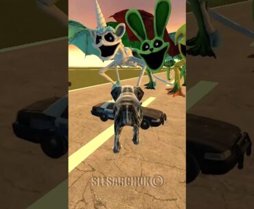 ZOONOMALY MONSTERS FROG ELEPHANT TRANSFORMATION INTO ZOOCHOSIS VS BEAR RABBIT DRAGONS in Gmod !?