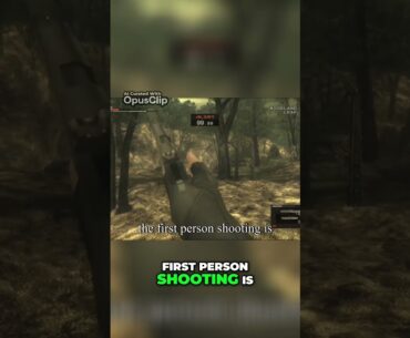 The Case for a First Person Shooter in MGS III #gaming #games#metalgearsolid