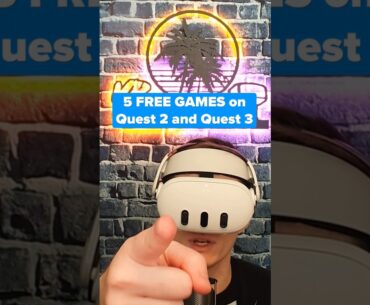 5 FREE FPS Games for Quest 2 and Quest 3 #vr #virtualreality #quest2 #quest3 #metaquest #oculusquest
