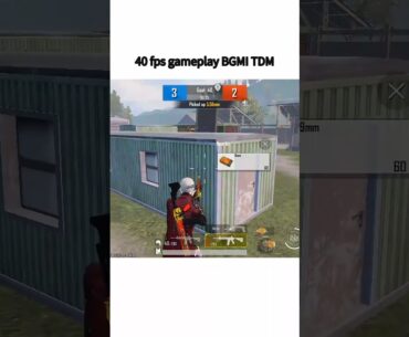 40 FPS gameplay with my brother 1 vs 1 room #bgmi #fpsgames