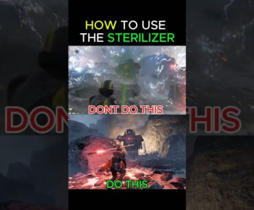 How to use the sterilizer in Helldivers 2