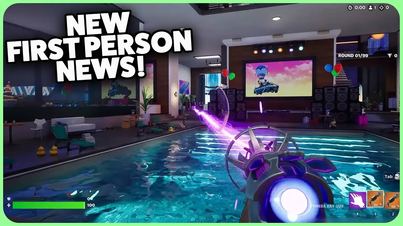 NEW First Person Fortnite Mode News! NEW First Person Fortnite Mode News!