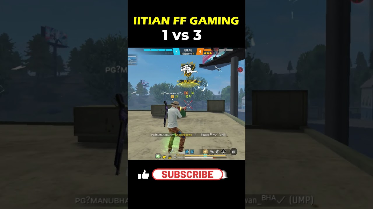 1 vs 3 Clutch | #freefire #gaming #shortsfeed #foryou #foryourpage #tondegamer @iitianffgaming189 1 vs 3 Clutch | #freefire #gaming #shortsfeed #foryou #foryourpage #tondegamer @iitianffgaming189
