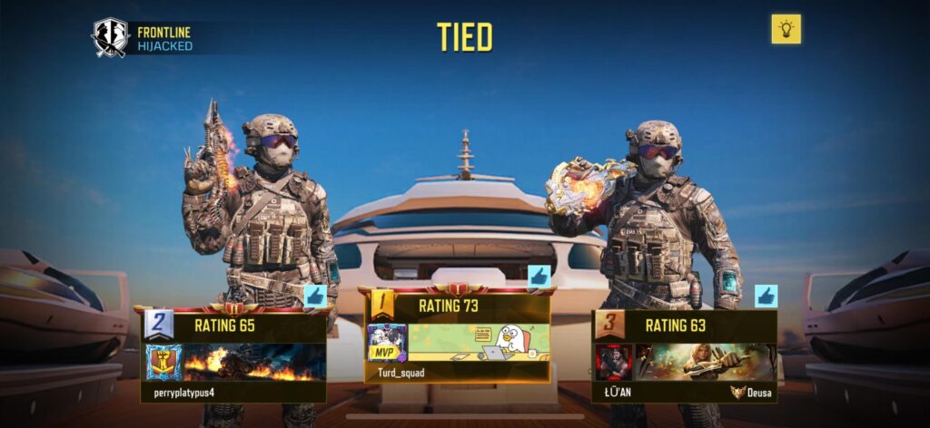 have any of you ever had a tie in ranked before?