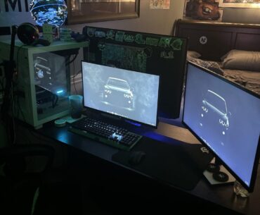 Not very aesthetic, but I love this setup.