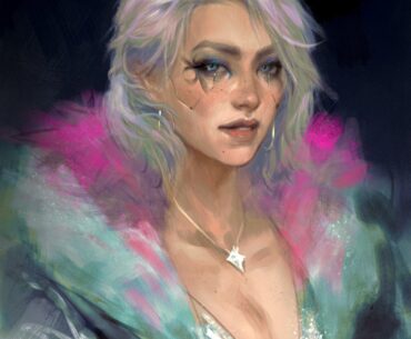 🌙Isobel as Evelyn Parker . cyberpunk 2077 x baldur's gate 3 by Ziriii!