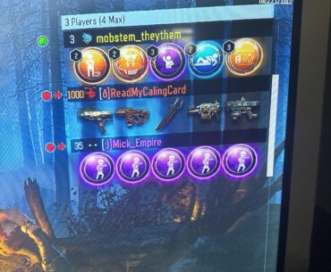 What does this mean ? I notice some players never go green or something. Like is it a bot or something ? Or hacker or whatever? And how do they have guns on the gobblegum ?